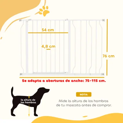 PawHut Barrera Seguridad Perro PawHut Barrera Seguridad Perro