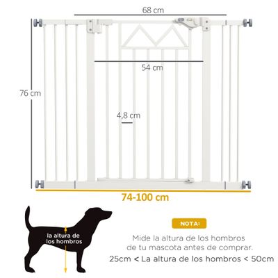 PawHut Barrera de Seguridad