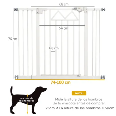 PawHut Barrera de Seguridad