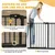 PawHut Barrera de Seguridad 94x2x77 cm Negro PawHut Barrera de Seguridad 94x2x77 cm Negro