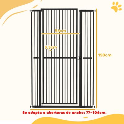 PawHut Barrera de Seguridad