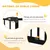PawHut Barrera para Perro 100x3.5x94 cm Negro PawHut Barrera para Perro 100x3.5x94 cm Negro
