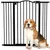 PawHut Barrera para Perro 100x3.5x94 cm Negro PawHut Barrera para Perro 100x3.5x94 cm Negro