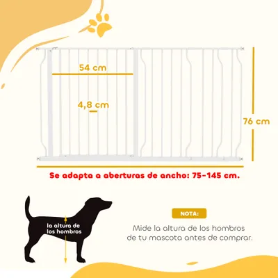 PawHut Barrera de Seguridad