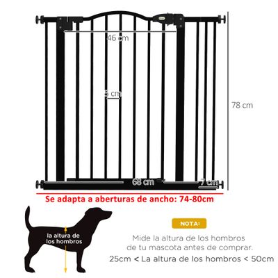 PawHut Barrera de Seguridad