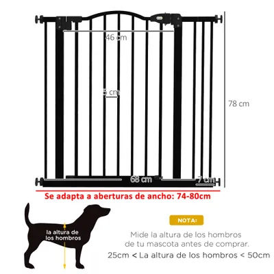 PawHut Barrera de Seguridad