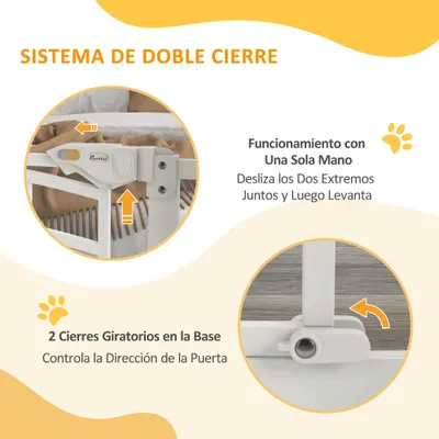 PawHut Barrera de Seguridad
