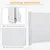 PawHut Barrera de Seguridad 115x5.5x82.5 cm Blanco PawHut Barrera de Seguridad 115x5.5x82.5 cm Blanco