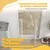 PawHut Barrera Seguridad Perro 80x4x91.4 cm Blanco PawHut Barrera Seguridad Perro 80x4x91.4 cm Blanco