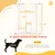 PawHut Barrera Seguridad Perro 80x4x91.4 cm Blanco PawHut Barrera Seguridad Perro 80x4x91.4 cm Blanco