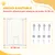 PawHut Barrera Seguridad Perro 80x4x91.4 cm Blanco PawHut Barrera Seguridad Perro 80x4x91.4 cm Blanco