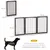 PawHut Barrera de Seguridad 160x1.2x76 cm Café PawHut Barrera de Seguridad 160x1.2x76 cm Café