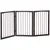PawHut Barrera de Seguridad 160x1.2x76 cm Café PawHut Barrera de Seguridad 160x1.2x76 cm Café
