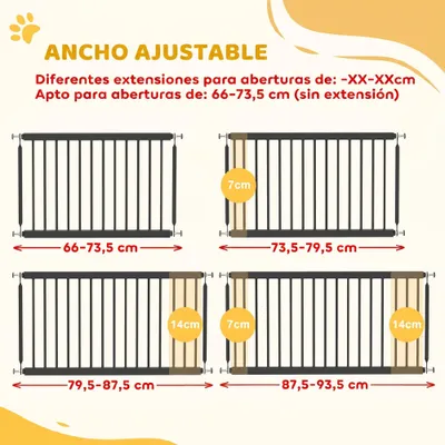 PawHut Barrera de Seguridad PawHut Barrera de Seguridad