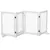 PawHut Barrera para Perro 204x36x75 cm Blanco PawHut Barrera para Perro 204x36x75 cm Blanco