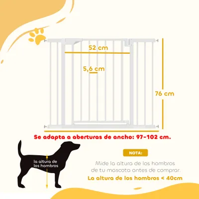 PawHut Barrera de Seguridad