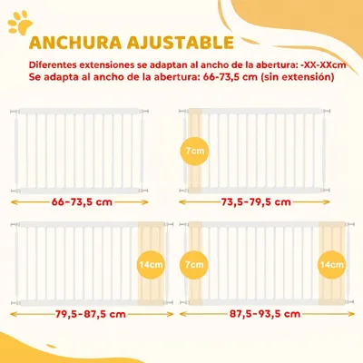 PawHut Barrera de Seguridad PawHut Barrera de Seguridad