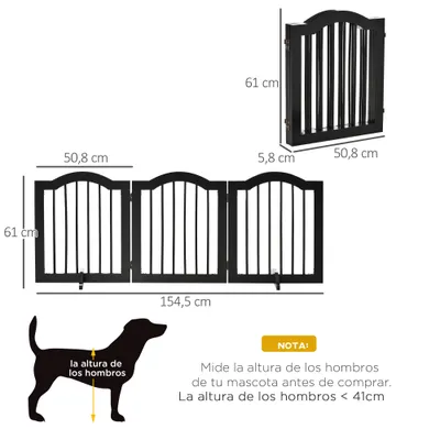 PawHut Barrera de Seguridad