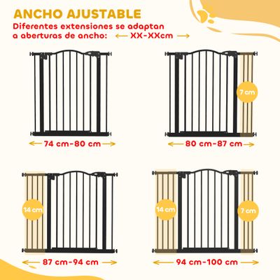 PawHut Barrera de Seguridad