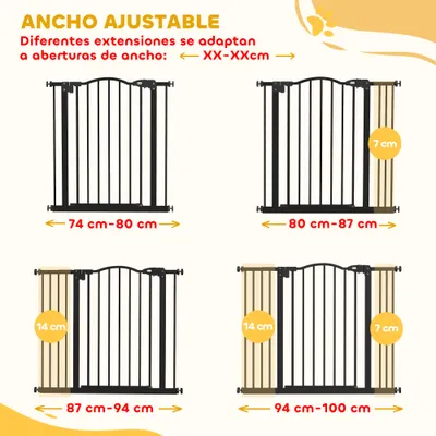 PawHut Barrera de Seguridad