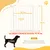 PawHut Barrera de Seguridad 95x1.5x76 cm Blanco PawHut Barrera de Seguridad 95x1.5x76 cm Blanco