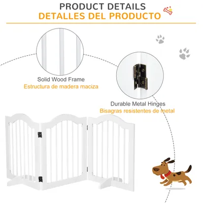 PawHut Barrera de Seguridad