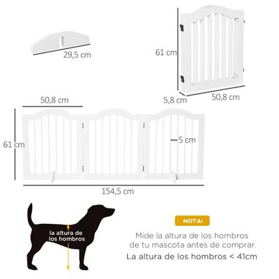 PawHut Barrera de Seguridad