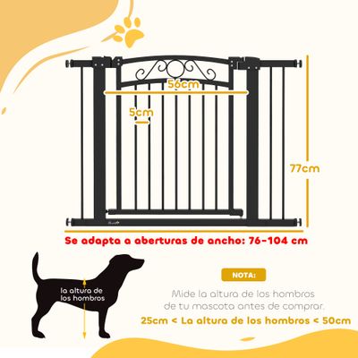 PawHut Barrera de Seguridad
