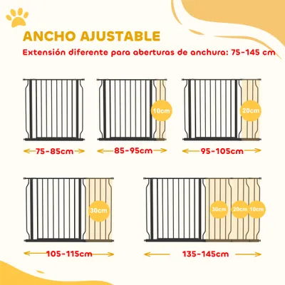 PawHut Barrera de Seguridad