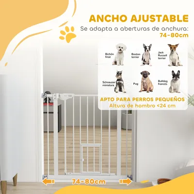 PawHut Barrera Seguridad Perro