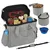 PawHut Bolso de Viaje para Perro 38x17x35 cm Gris Claro PawHut Bolso de Viaje para Perro 38x17x35 cm Gris Claro