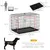 PawHut Jaula de Perro 106x71.5x76 cm Negro PawHut Jaula de Perro 106x71.5x76 cm Negro