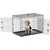 PawHut Jaula de Perro 106x71.5x76 cm Negro PawHut Jaula de Perro 106x71.5x76 cm Negro