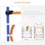PawHut Conjunto de Entrenamiento 352x66x69 cm Azul y Naranja PawHut Conjunto de Entrenamiento 352x66x69 cm Azul y Naranja