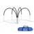 PawHut Conjunto de Entrenamiento 89x69x99 cm Blanco y Negro PawHut Conjunto de Entrenamiento 89x69x99 cm Blanco y Negro