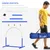 PawHut Conjunto de Entrenamiento 88x64x95 cm Azul y Blanco