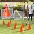 PawHut Set Agilidad Perro 80x22.5X30 cm Naranja