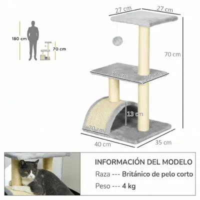 PawHut Árbol para Gato