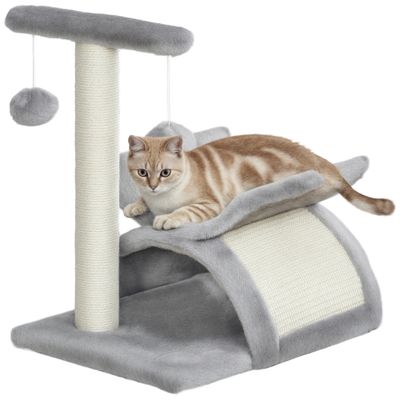 PawHut Árbol para Gato 40x30x43 cm Gris