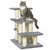 PawHut Escalera para Gato 52x34.5x54 cm Gris PawHut Escalera para Gato 52x34.5x54 cm Gris