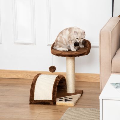 PawHut Árbol para Gato 35.5x37x46 cm Marrón