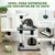 PawHut Árbol para Gato 48x40x85 cm Gris Claro y Negro PawHut Árbol para Gato 48x40x85 cm Gris Claro y Negro
