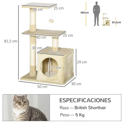 PawHut Árbol para gato