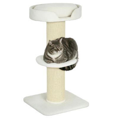 PawHut Árbol para Gato 45x45x91 cm Crema