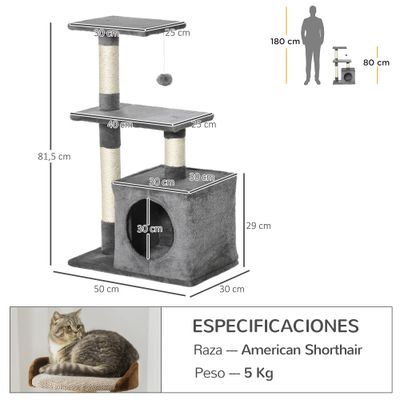 PawHut Árbol para Gato
