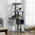 PawHut Árbol para Gato 48x40x127 cm Gris