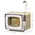 PawHut Rascador para Gato 43x23x32.5 cm Arena