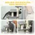 PawHut Escalera para Mascota 70x32x68 cm Gris