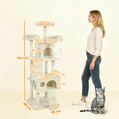 PawHut Árbol Rascador Gato