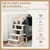 PawHut Escalera para Gato 60x40x64 cm Blanco